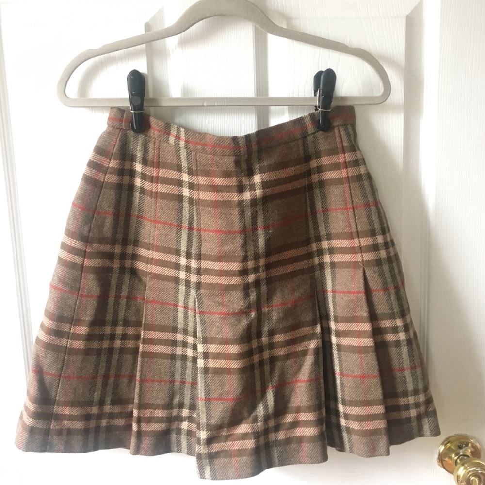 Burberry Authentic Plaid Wool Skirt - Picture 2 of 8